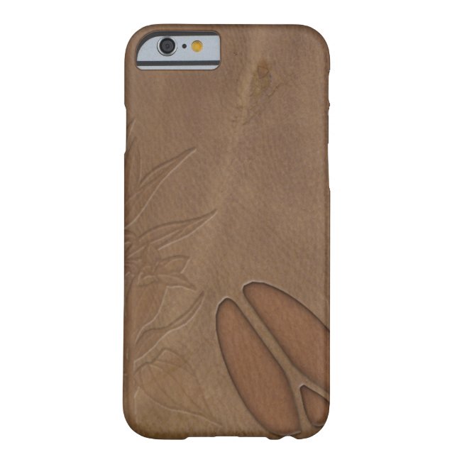 iPhone 6 case Masculine Deer FootPrint Leather Loo (Back)