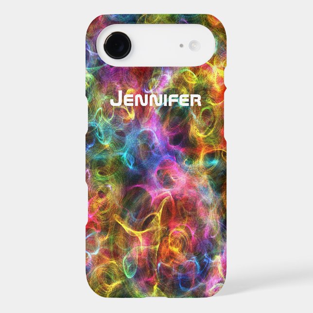 iPhone 6 Case | Rainbow Lights | Personalised (Back)