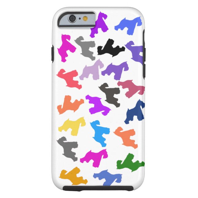iPhone 6 case with Schnauzer Design (Back)