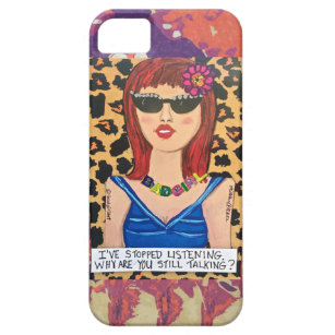 IPHONE 6- I'VE STOPPED LISTENING. WHY ARE YOU BARELY THERE iPhone 5 CASE