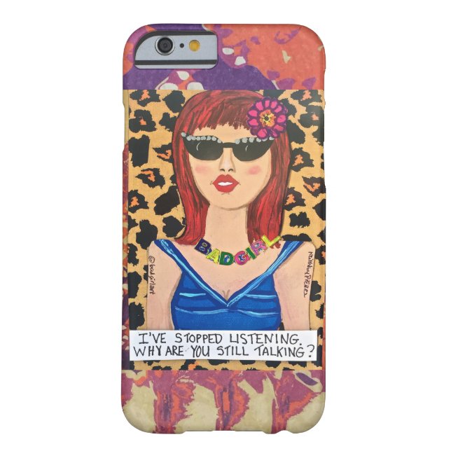 IPHONE 6- I'VE STOPPED LISTENING. WHY ARE YOU Case-Mate iPhone CASE (Back)