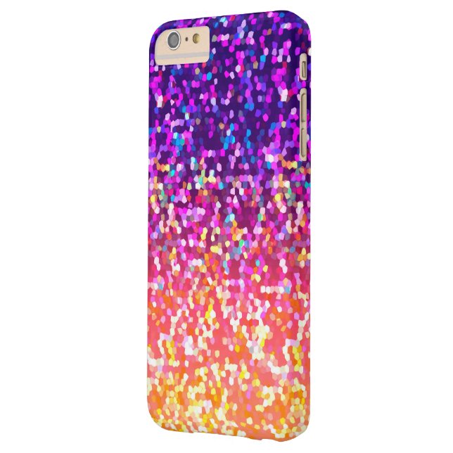 iPhone 6 Plus Case Barely There Glitter Graphic (Back Left)