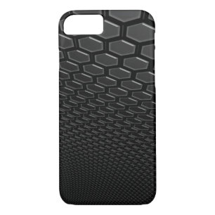 iPhone 7 Barely There Gun Metal 3d Hexagram Wall iPhone 8/7 Case