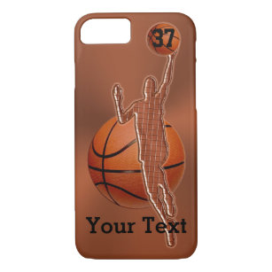 iPhone 7 Basketball Cases Jersey NUMBER and NAME