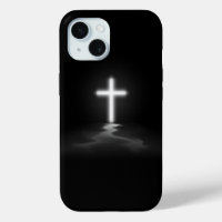 iPhone 7 case - Christian Cross in the Mist