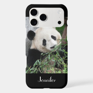 iPhone 7 Case Giant Panda Black Background