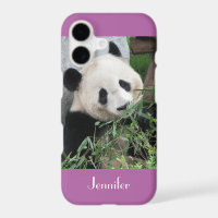 iPhone 7 Case Giant Panda, Purple, Orchid