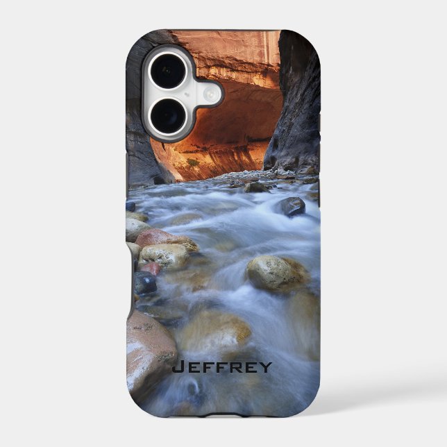 iPhone 7 Case, Personalised, Zion Narrows (Back)