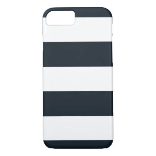 iPhone 7 Case Striped Grey & White