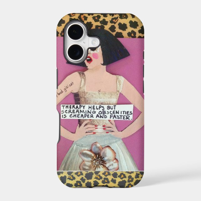 iPhone 7 CASE-THERAPY HELPS BUT SCREAMING (Back)