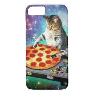 iPhone 7 DJ Pizza Cat Case