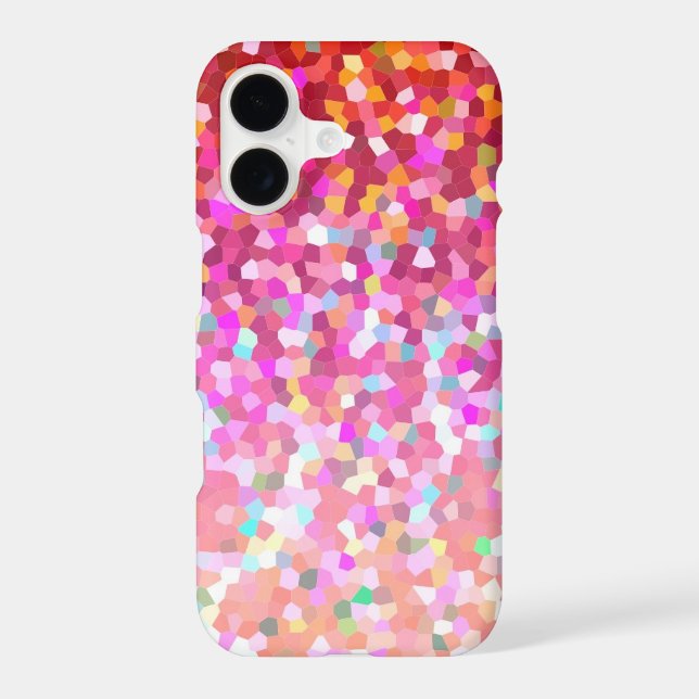iPhone 7 Plus Case Mosaic Sparkley Texture (Back)