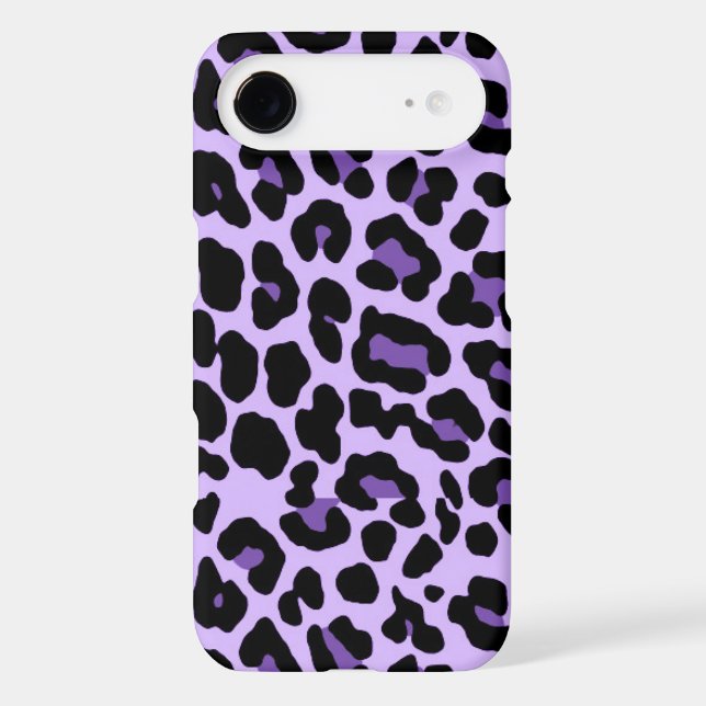 iPhone 7 Purple Cheetah Print Case (Back)