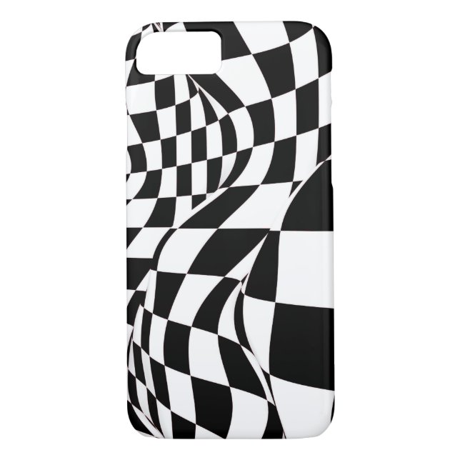 iPhone 8/7 Case - Modified Chequered Flag (Back)