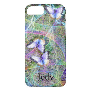 iPhone 8/7 Case with Abstract Butterflies