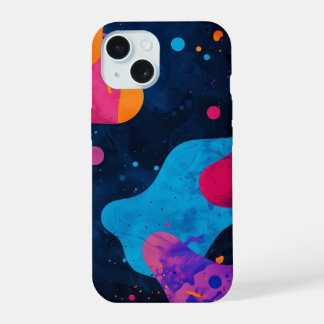iphone case _ Abstract Neon Splatter