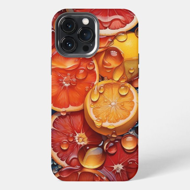 iPhone case best fruits slices print (Back)