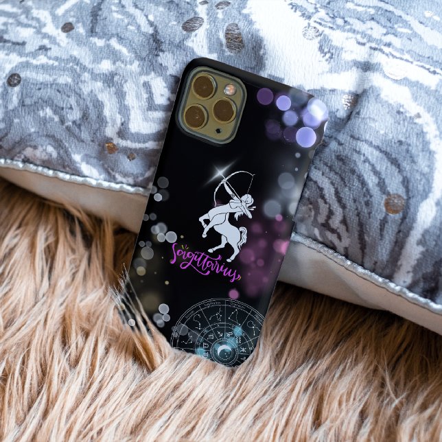 iPhone Case black Sagittarius (Creator Uploaded)