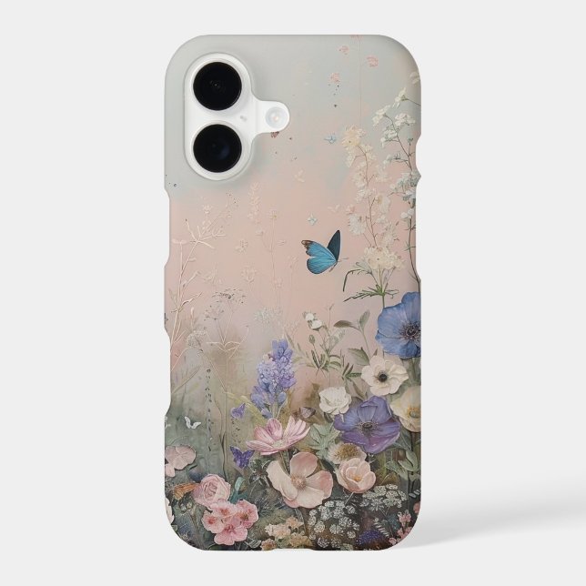  iPhone Case: blue@pink. (Back)