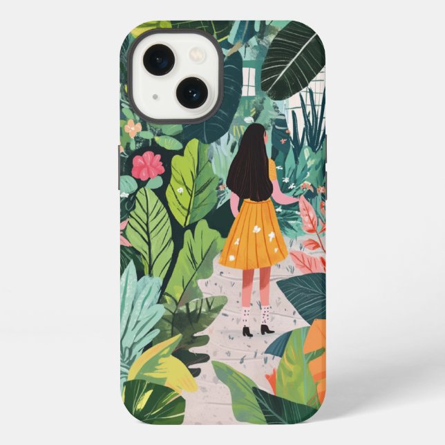 IPhone case, botanical design  Case (Back)