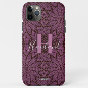 iPhone Case Cherry Wine Crochet HAMbWG