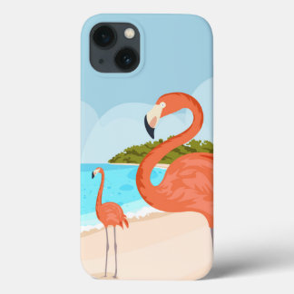 iPhone case design Pink flamingo, Aruba