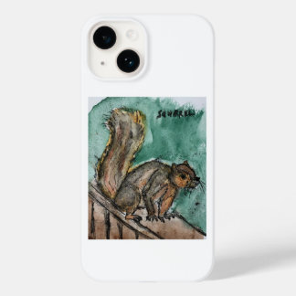 iPhone case featuring an image of a squirrel