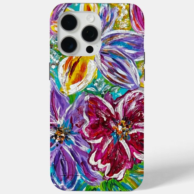 iPhone case Floral (Back)