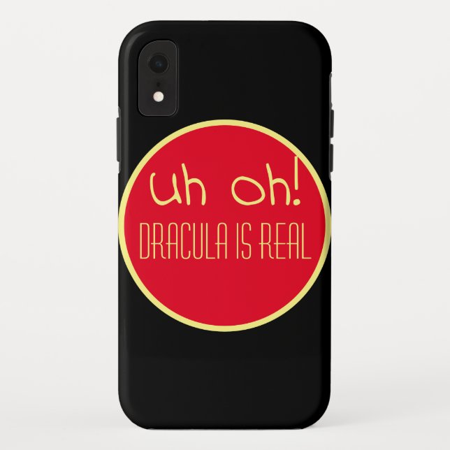 iphone case for if dracula is real (Back)
