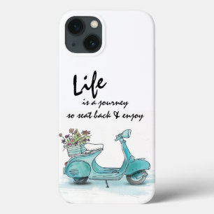 iPhone Case - French Scooter Life is a journey