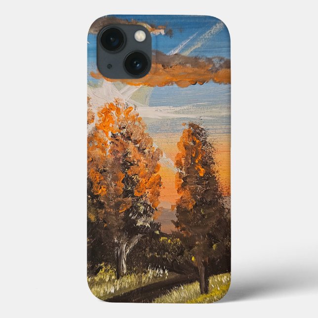 iPhone Case "Golden Sunset" – Nature in Your Hands (Back)