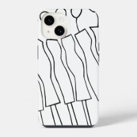 iPhone Case (Hand-drawn women 02)