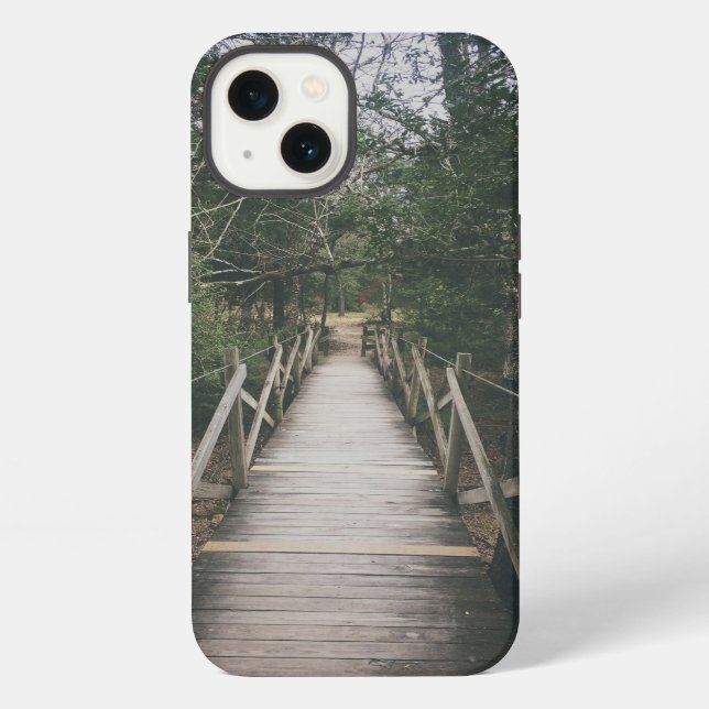 iPhone case Nature theme bridge (Back)