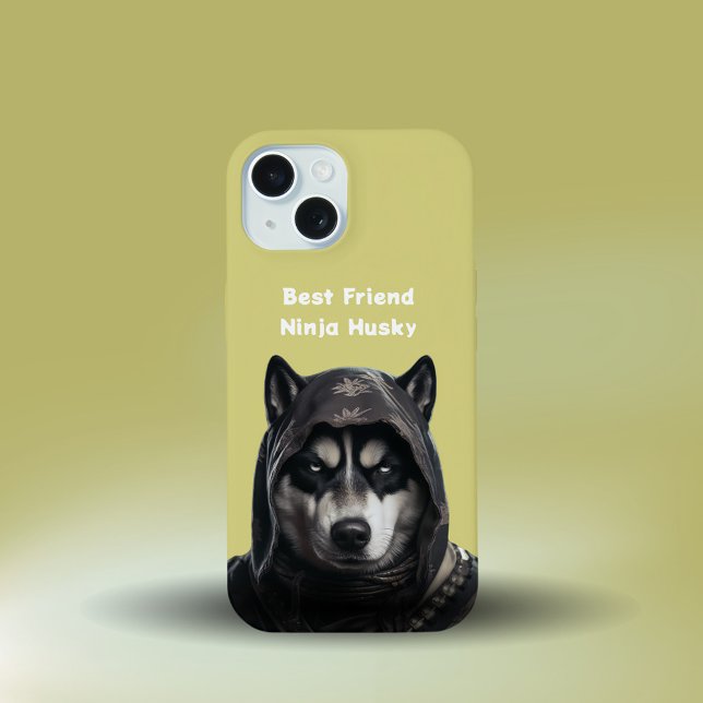  IPhone Case Personalised Slogan | Ninja Husky  (Creator Uploaded)