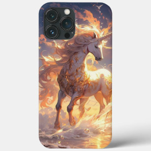 iPhone case rare horse gold printing