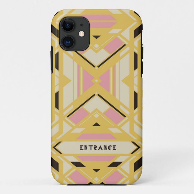 iPhone case SE/5/5s (Gold)[Art Deco] (Back)