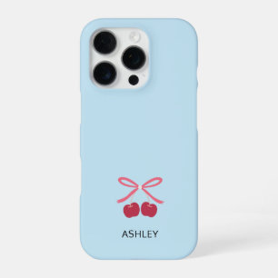 iPhone Case Sweet Cherry Bow Cute Phone Cover