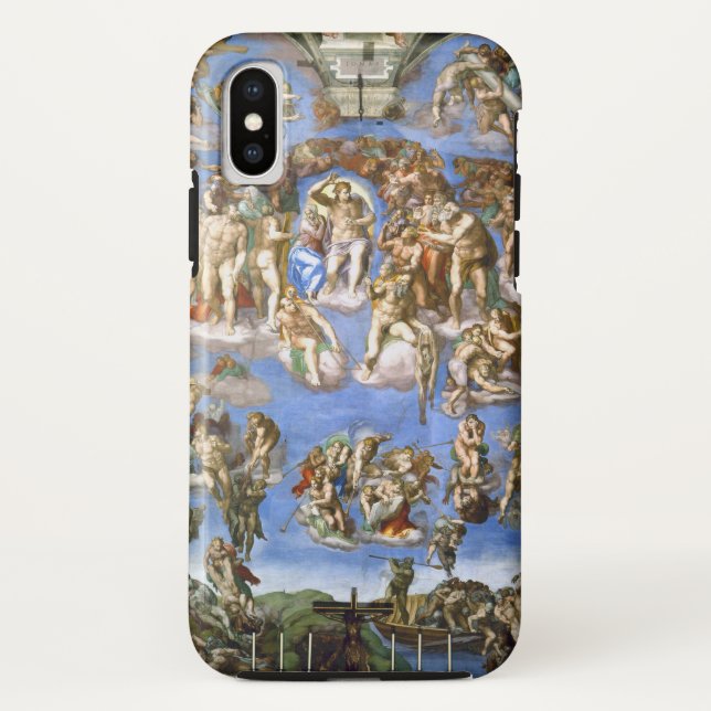 iPhone Case The Last Judgment Fresco by Michelange (Back)