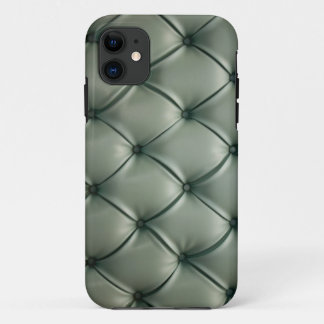 iPhone Case - Vintage Green Leather Upholstery