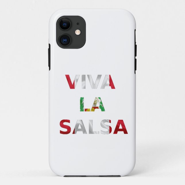 Iphone Case Viva la salsa Perú (Back)