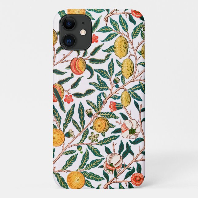 IPHONE CASE : WILLIAM MORRIS : POMEGRANATES (Back)