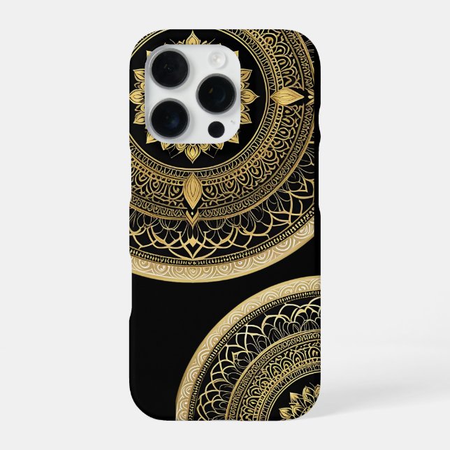 iPhone case with Mandala art Design (Back)