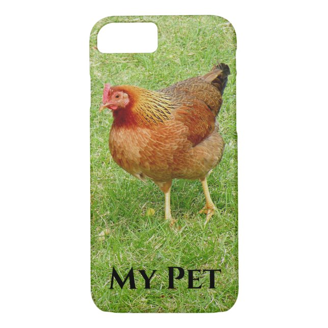 IPhone Case with Red Rooster (Back)