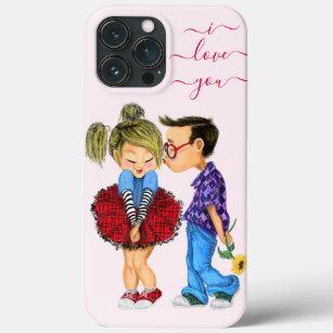iPhone Case with Romantic Couple - Love
