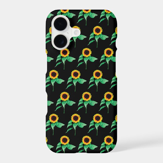 iPhone Case with Sunflowers (Back)