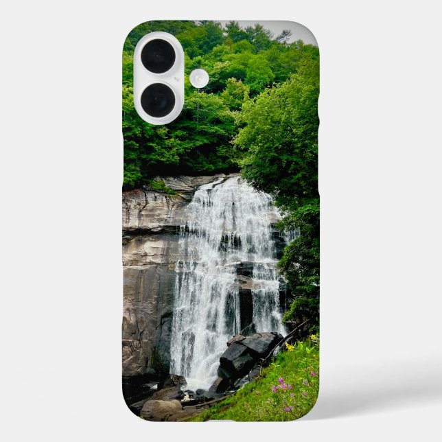 iPhone case with waterfall motif (Back)
