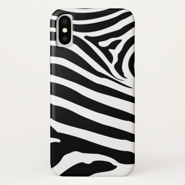 iPhone Case - Zebra Print (Back)