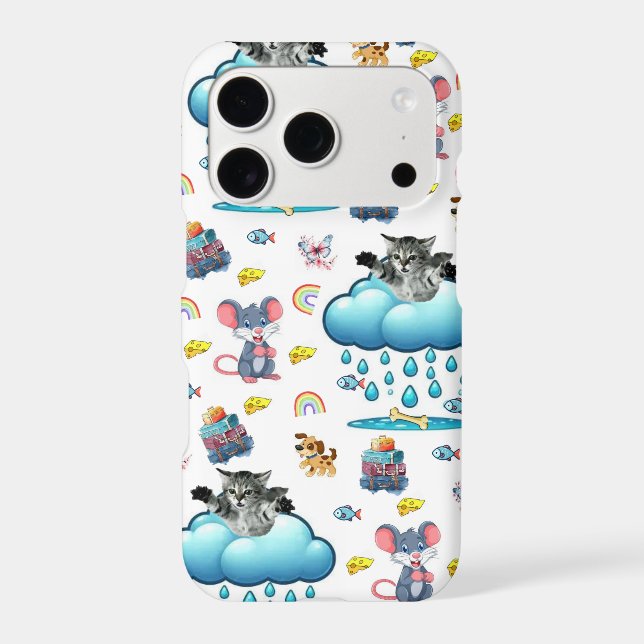 IPhone Cases Dog Mouse Fish Rainbow Cat  (Back)
