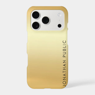 iPhone Cases Faux Gold Glamour Trendy Modern
