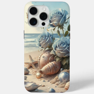 iPhone / Denim Blue Rose Beach Vibes iPhone Case